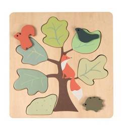 Drewniane puzzle Lisek | Egmont Toys®