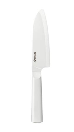 KYO-Nóż Santoku 14cm. biały uchwyt, Chowa