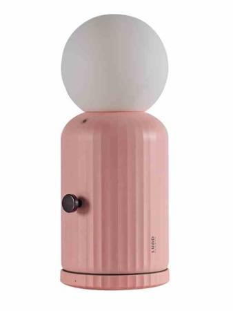 LL-Lampka z ładowarką bezprzewodową, różowa