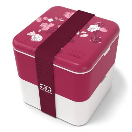 MB-Lunchbox Bento Square FR, Graphic Magnolia