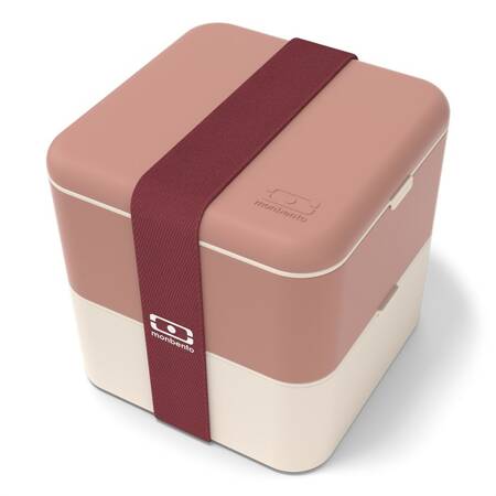 MB-Lunchbox Bento Square FR, Pink Moka