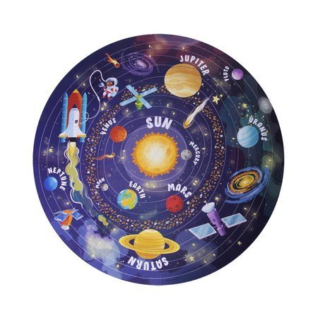 Puzzle okrągłe w tubie Apli Kids - Układ Słoneczny 5+