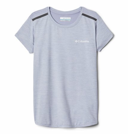 T-shirt koszulka Columbia Tech Trek blady fiolet melanż