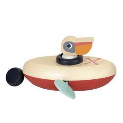 Zabawka do kąpieli nakręcana łódź Pelikan | Egmont Toys®