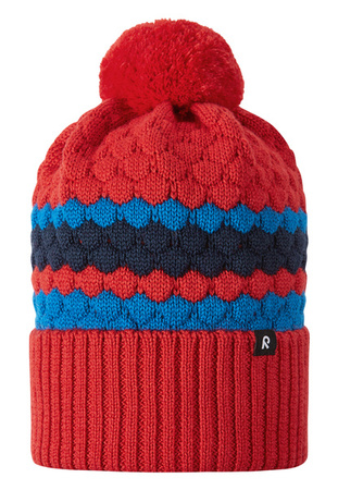 Beanie REIMA Pampula Tomato red