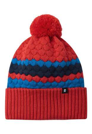 Beanie REIMA Pampula Tomato red