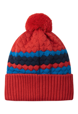 Beanie REIMA Pampula Tomato red