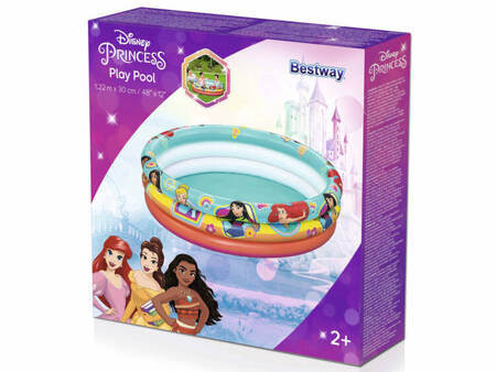 Bestway Inflatable pool 122x30cm graphics fairy tale princesses 91099
