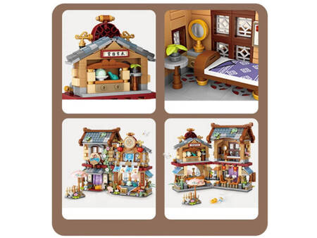 Building blocks 970el Traditional Chinese market Grocery store ZA4973