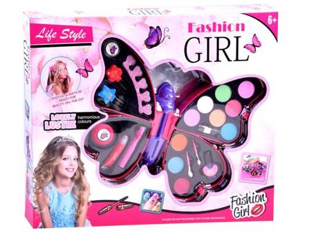 Make-up BUTTERFLY set with a mirror ZA3674