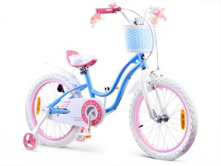 RoyalBaby STAR GIRL girls' bicycle 18" basket side wheels RB18G-1