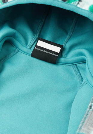 Windfleece overall REIMA Moomin Vindpust Green Aqua