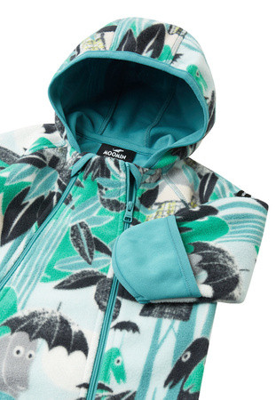 Windfleece overall REIMA Moomin Vindpust Green Aqua