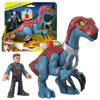 Jurassic World set Imaginext figurines Therizinosaurus + Owen ZA5096