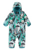 Windfleece overall REIMA Moomin Vindpust Green Aqua