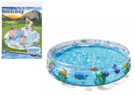 Sea World Aufblasbarer Kinderpool 152 x 30 cm Bestway 51004