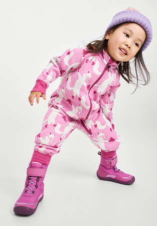 Reimatec barefoot winter boots REIMA Talvella Kids Red Violet