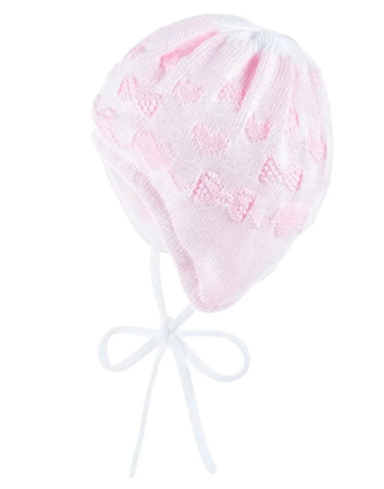Czapka przejściowa Maximo Baby z troczkami 