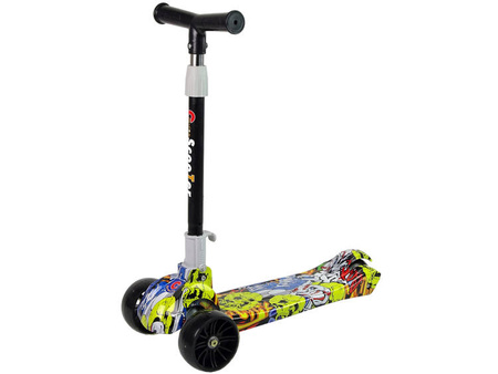 Tricycle Luminous Wheels Yellow Skull Graphics