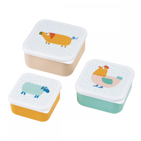 Lunch Box 3 szt/kpl, Farma | Maison Petit Jour®
