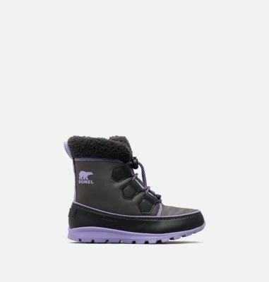 Buty zimowe SOREL CHILDRENS WHITNEY™ CARNIVAL Dark Grey, Pais