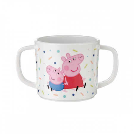 Świnka Peppa Kubek niekapek z 2 uszami | Petit Jour Paris®