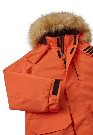 Reimatec winter jacket REIMA Ajaton Mandarin Orange