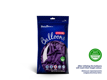 Balony Strong 12cm, Metallic Purple (1 op. / 100 szt.)