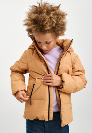 Down jacket REIMA Paimio Peanut Brown