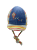 Czapka dziecięca jesienna zimowa Doll z troczkami i daszkiem 