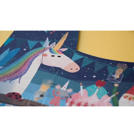 Puzzle progresywne Urodziny Jednorożca | Londji®