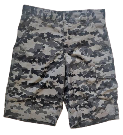 Spodenki szorty Columbia UV30 Silver Ridge Printed Short szare moro