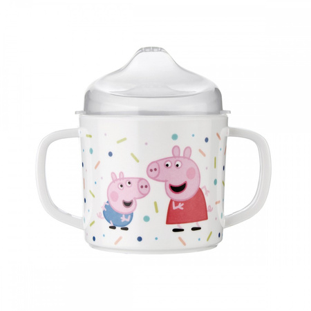 Świnka Peppa Kubek niekapek z 2 uszami | Petit Jour Paris®