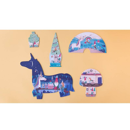 Puzzle progresywne Urodziny Jednorożca | Londji®
