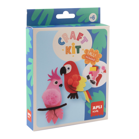 Zestaw kreatywny Craft Kit Apli Kids - Filcowe Ptaki