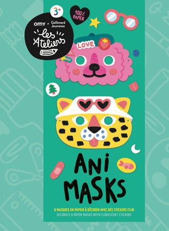 Ani Masks - kreatywna zabawa | Gallimard®