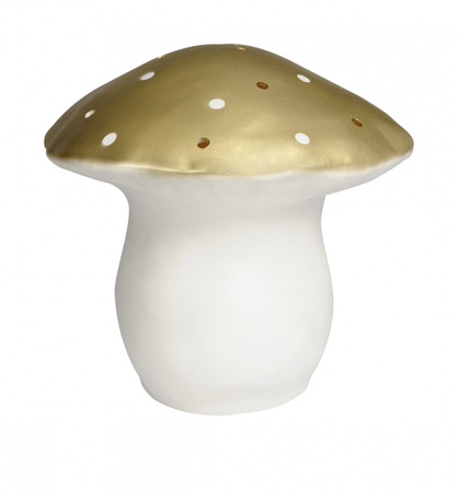 Lampka nocna LED, Grzybek Duży, Złoty | Egmont Toys®