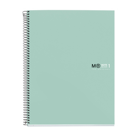 Notebook Miquelrius A4 NB1 AQUA 80 stron kratka