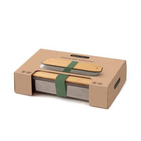 BB - Lunch box na kanapkę, oliwkowy
