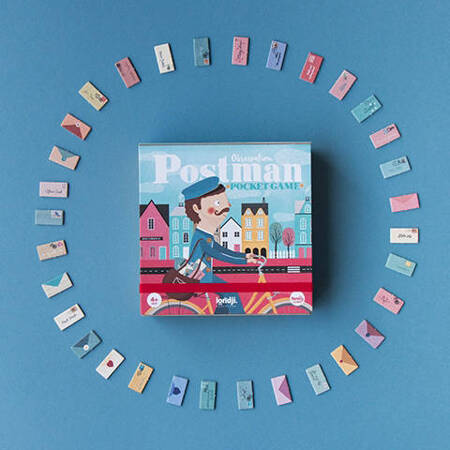 Gra obserwacyjna dla dzieci, Postman - Listonosz - wersja kieszonkowa | Londji®