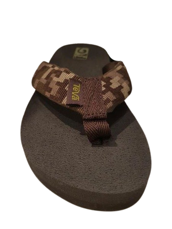 Japonki TEVA Kid's Mush II khaki/brąz wzór