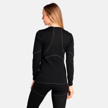 Koszulka damska Odlo BL TOP crew neck l/s ACTIVE X-WARM ECO ODLO