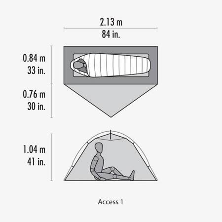 Namiot 1-osobowy MSR Access 1 MSR