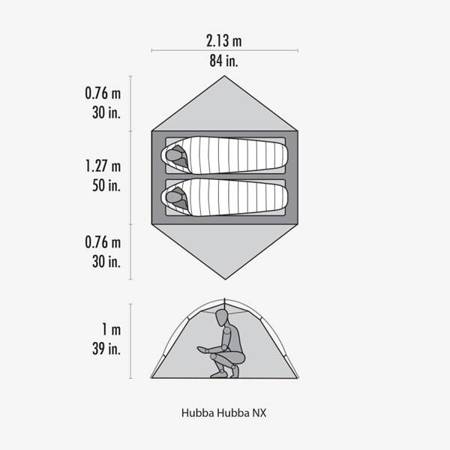 Namiot 2-osobowy MSR Hubba Hubba NX MSR