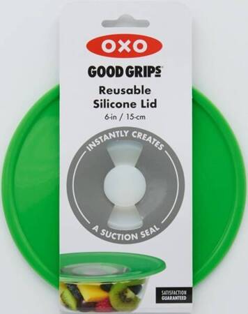 OXO-Pokrywka silikonowa S 15cm. zielona Good Grips