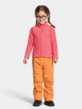 Polar Didriksons MONTE KIDS FULLZIP 9 koralowy