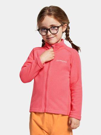 Polar Didriksons MONTE KIDS FULLZIP 9 koralowy