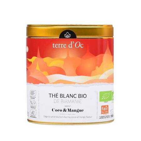 TD-BIO Herbata biała 40g kokos/mango White tea