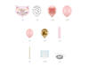 Bukiet balonów Kotek, różowy, 83x140cm