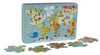Puzzle XL Apli Kids - Mapa świata 3+